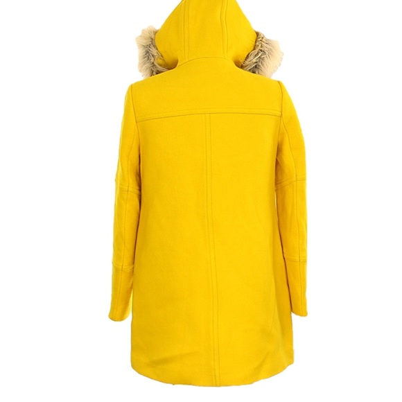J Crew Chateau Parka Golden Sun Yellow FINAL - Picture 2 of 3